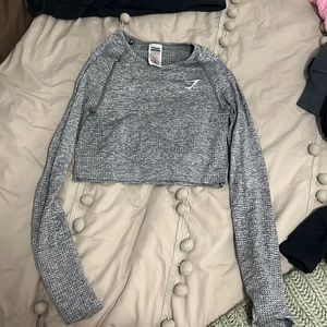Gymshark long sleeve crop top